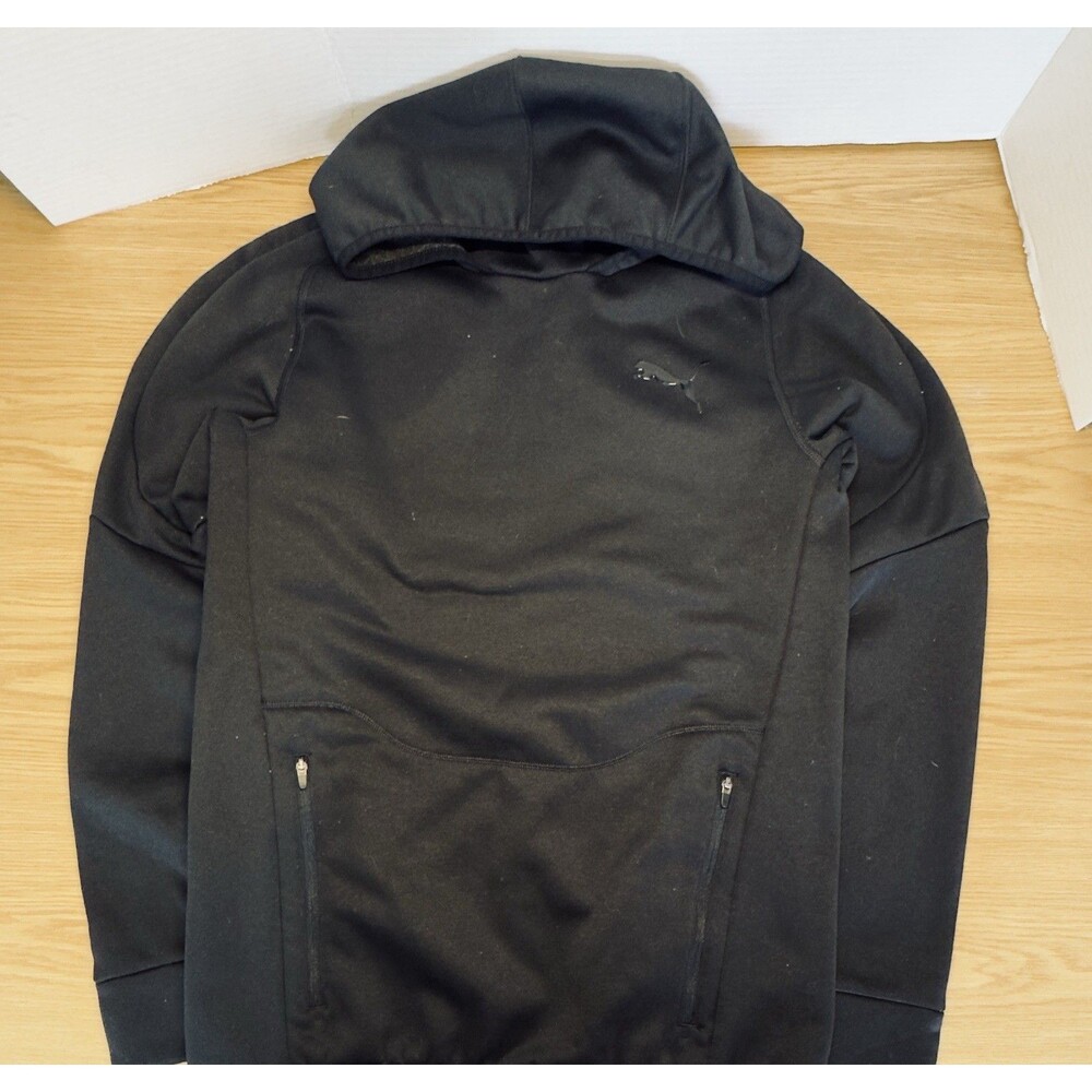 Puma Men's Pullover Hoodie BLACK Small